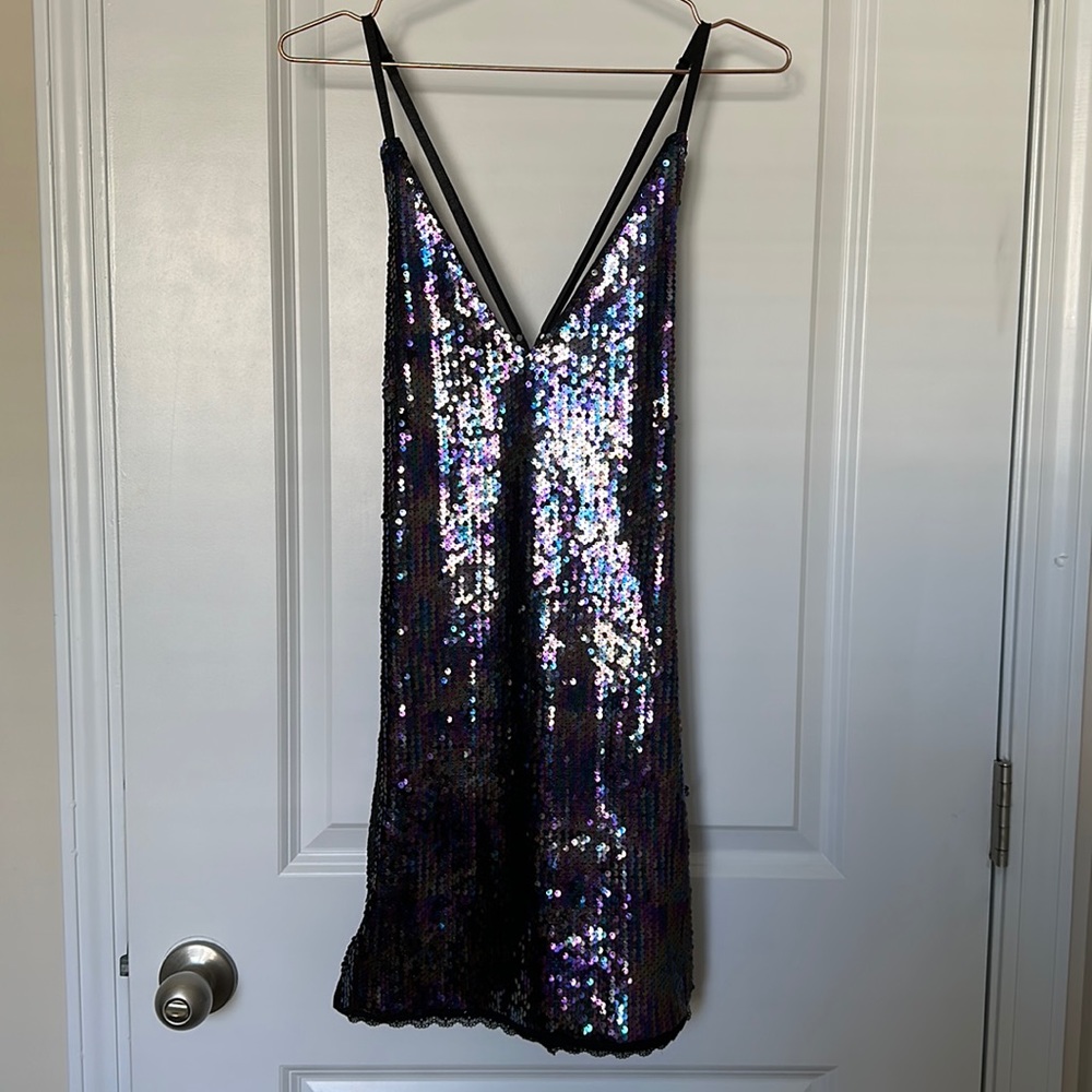 Sequin Mini Dress